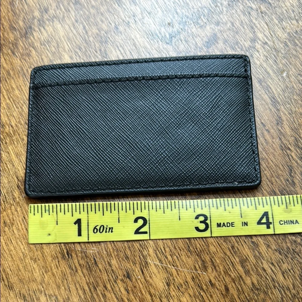 Michael Kors Black Saffiano Card Holder - Picture 5 of 11